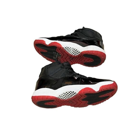 Jordan 11 OG Bred 2019 Black Red 378037-061 Size 9 Nike Air Jordan - Picture 3 of 13